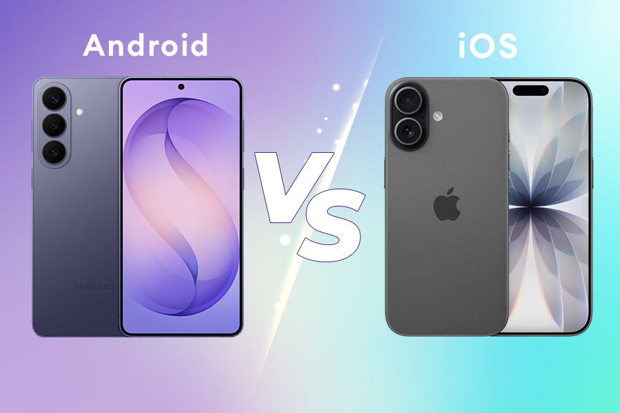 comparaison simple entre Android et IOS